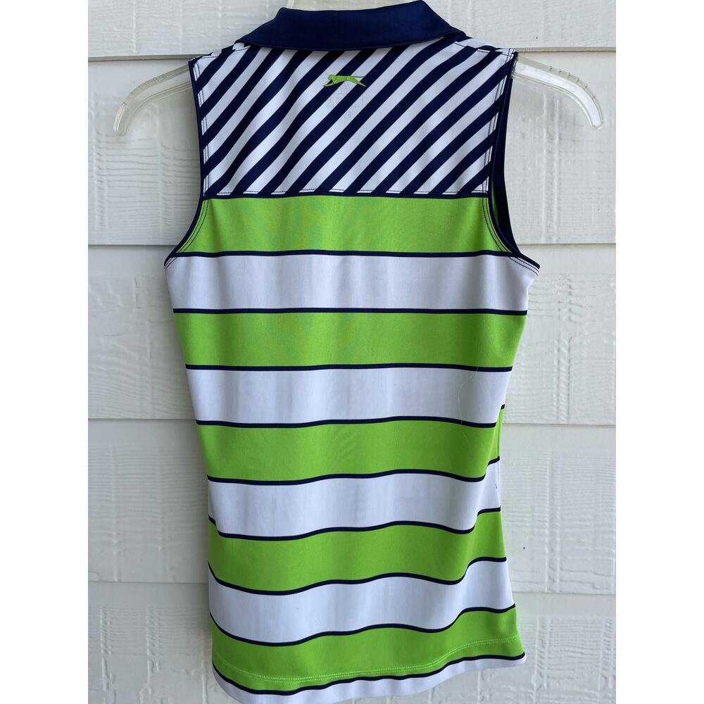 Slazenger Women's Golf 3/4 zip shirt, sleeveless polo XS - Picture 2 of 5